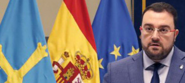 Adrián Barbón, presidente de Asturias.