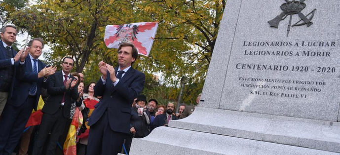 El grito electoral del alcalde Almeida: ¡ A mi la Legión !