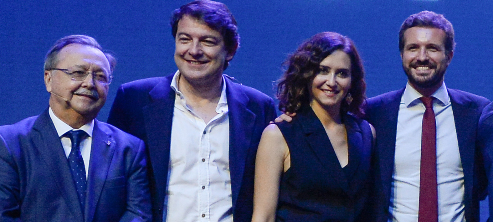 Isabel Díaz Ayuso y Pablo Casado.