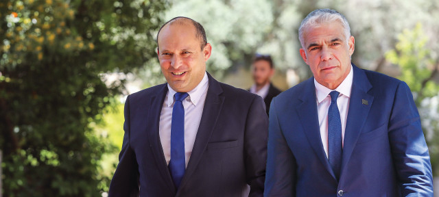 Los dos primeros ministros: Naftali Bennet y Yair Lapid. Dos años cada uno.