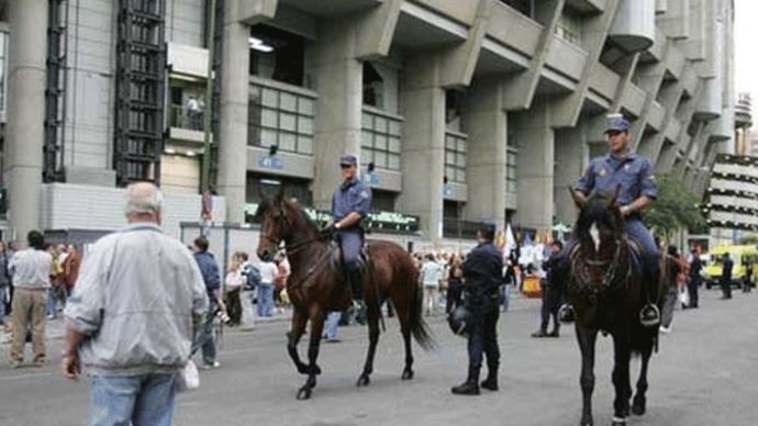 360 efectivos para la seguridad del partido de Champions Madrid-Roma