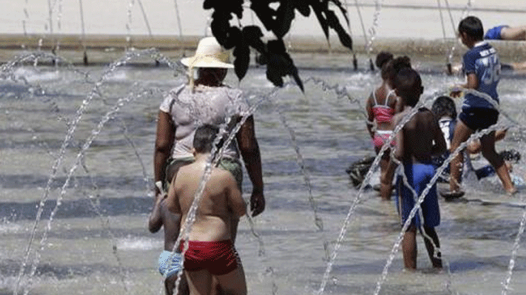 Asfixiados por el calor, las temperaturas pueden llegar a los 42º