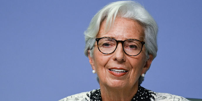 La presidenta del Banco Central Europeo, Christine Lagarde.