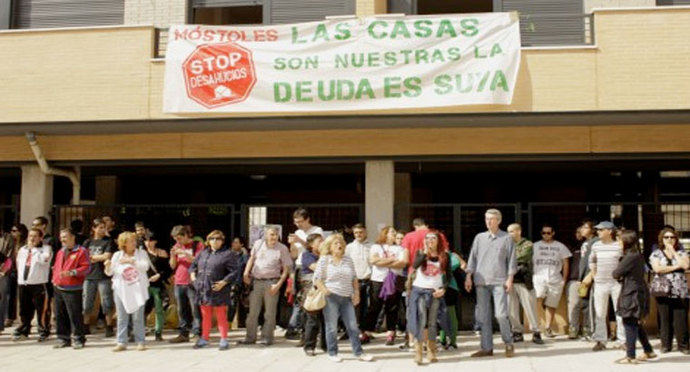 Los desahucios de inmuebles aumentaron un 1,3% en 2014 