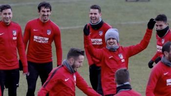 Atleti, entrenamiento con puertas abiertas en el Wanda Metropolitano