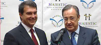 Joan Laporta y Florentino Pérez.