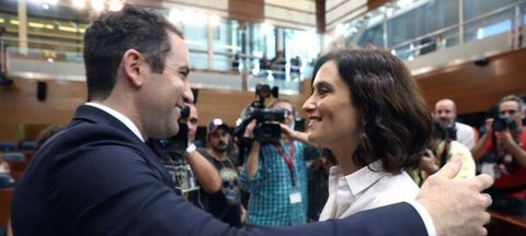 Isabel y un señor de Murcia