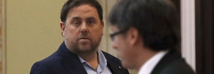 Junqueras a Puigdemont: Una presidencia legítima, pero 'simbólica'