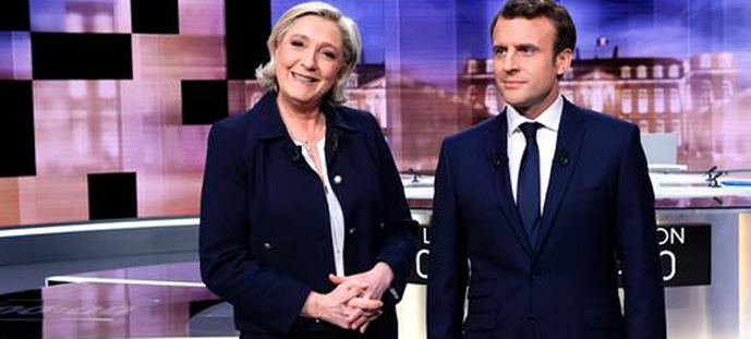 Macron y Le Pen bajo la sombra de Putin y Zelensky