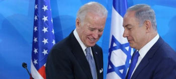 Joe Biden y Banjemín Netanyahu.