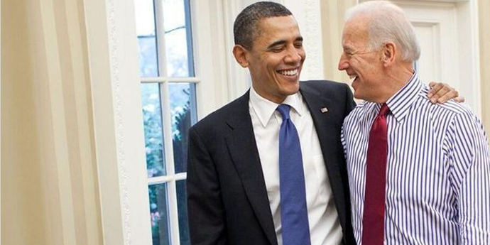 Joe Biden con Barack Obama.