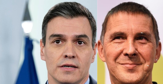 Sánchez y Otegi no se han visto nunca a pesar de los montajes fotográficos que proliferan.