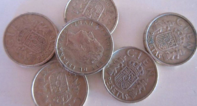 Los españoles guardan todavía 1.666 millones de euros en pesetas 