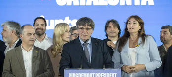 Puigdemont justifica la derrota por la abstención y el bajón de ERC y Cup