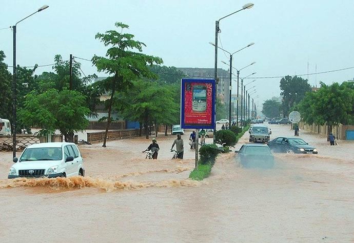 Inundaciones en los países del Sahel.