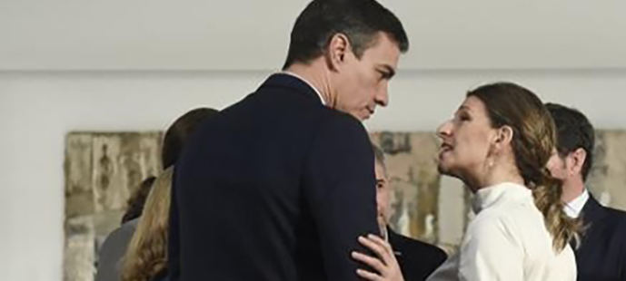 Pedro Sánchez y Yolanda Díaz.