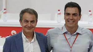 José Luis Rodríguez Zapatero y Pedro Sánchez.