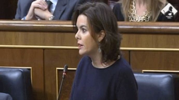 Santamaría a Iglesias: Las 'lecciones de democracia' déselas 'a los 300 de Vistalegre'