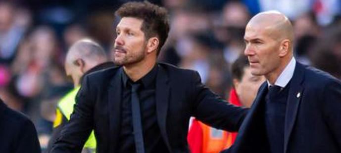 Simeone y Zidane.