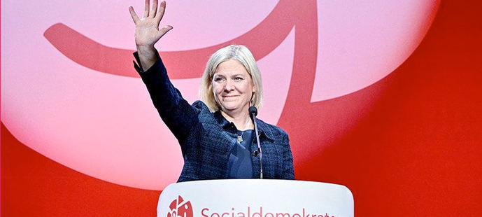 Magldalena Andersson, líder del Partido Socialdemócrata sueco.